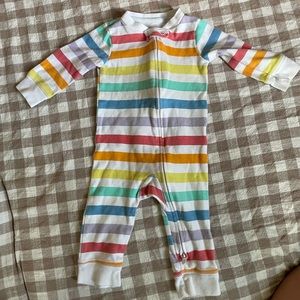 Rainbow sleep&play onesie.